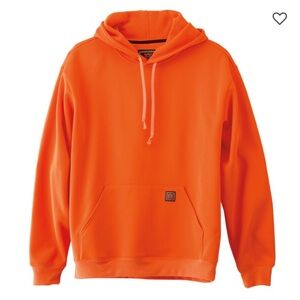 WALLS OUTDOOR GOODS ENHANCED VIS PULLOVER WORK HOODIE Mens Sz 2XL‎ MD Weight New